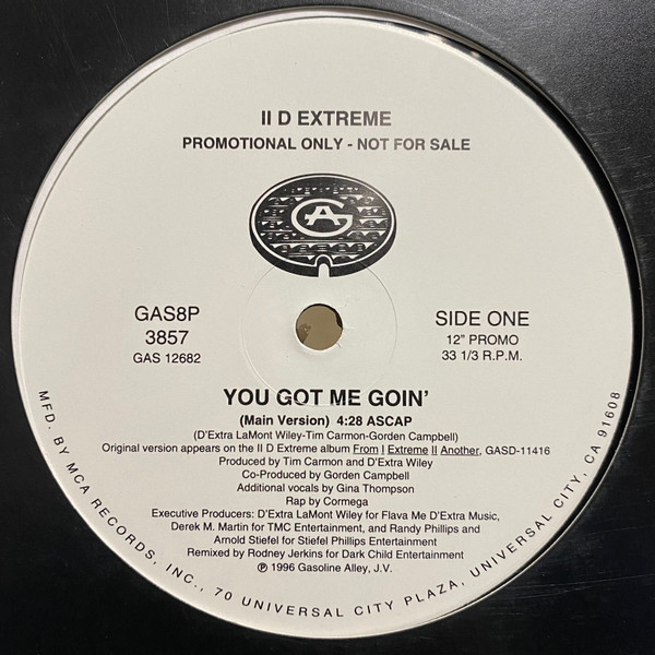 II D Extreme - You Got Me Goin' (12", Promo)