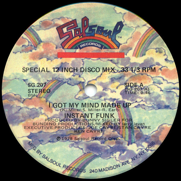 Instant Funk - I Got My Mind Made Up / Crying (12", Single)