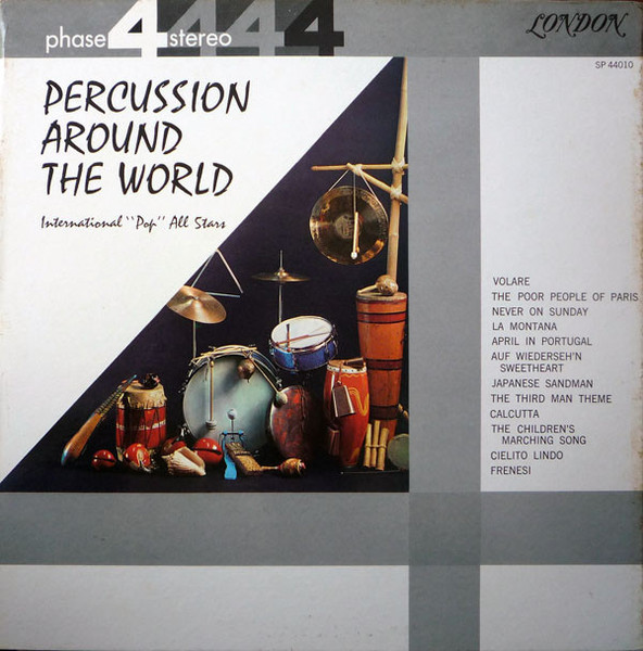 International "Pop" All Stars - Percussion Around The World (LP, Album, Gat)