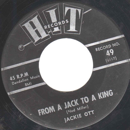 Jackie Ott / The Music City Singers - From A Jack To A King / Walk Right In (7")