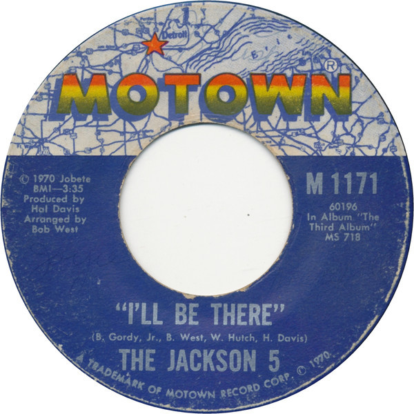 The Jackson 5 - I'll Be There (7", Single)