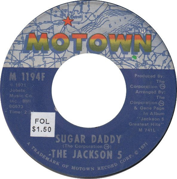The Jackson 5 - Sugar Daddy / I'm So Happy (7", Single)