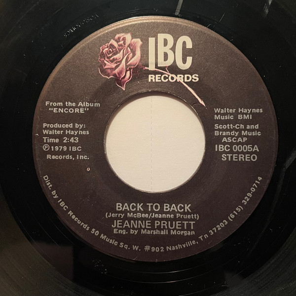 Jeanne Pruett - Back To Back / Wild Side Of Life (7", Single)