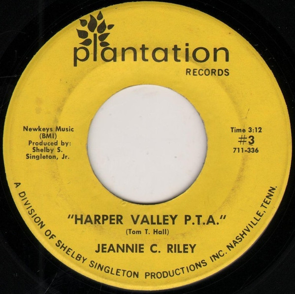 Jeannie C. Riley - Harper Valley P.T.A. / Yesterday All Day Long Today (7", Single)
