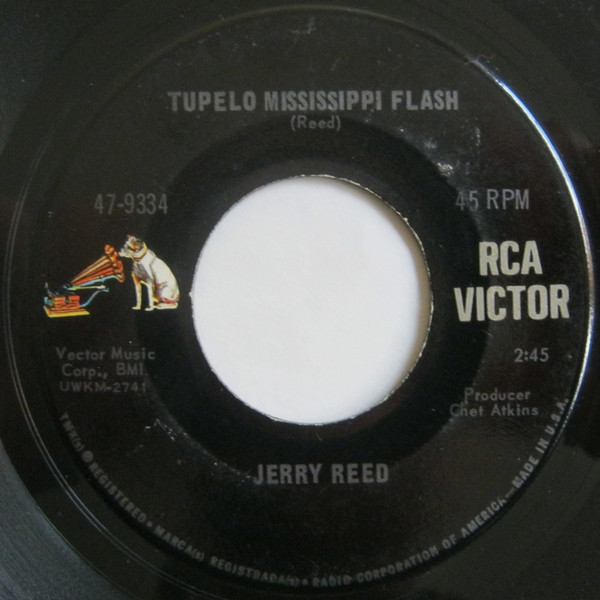 Jerry Reed - Tupelo Mississippi Flash (7", Single)