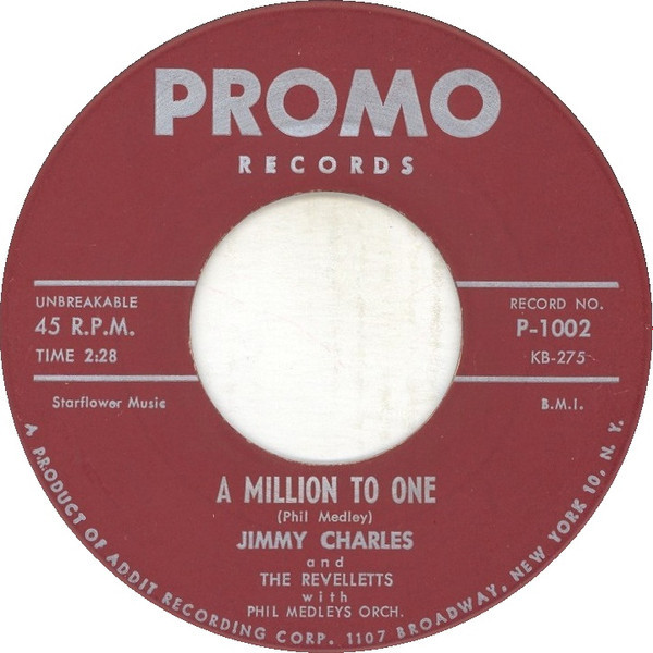 Jimmy Charles And The Revelletts - A Million To One / Hop Scotch Hop (7", Single, Scr)