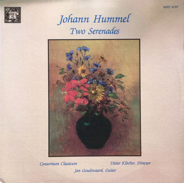 Johann Hummel* - Consortium Classicum Director Dieter Klöcher*, Jan Goudswaard - Two Serenades (LP)