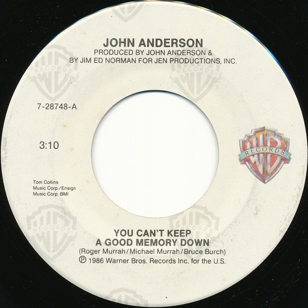 John Anderson (3) - You Can't Keep A Good Memory Down (7", Single)