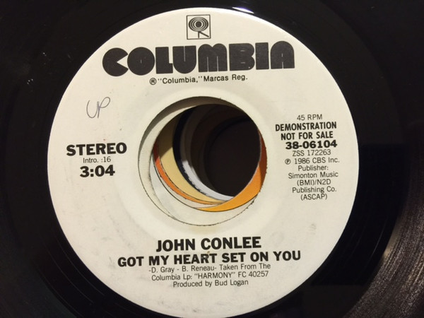 John Conlee - Got My Heart Set On You (7", Promo)