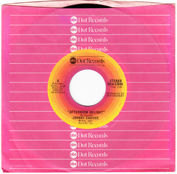 Johnny Carver - Afternoon Delight / Double Exposure (7", Single)