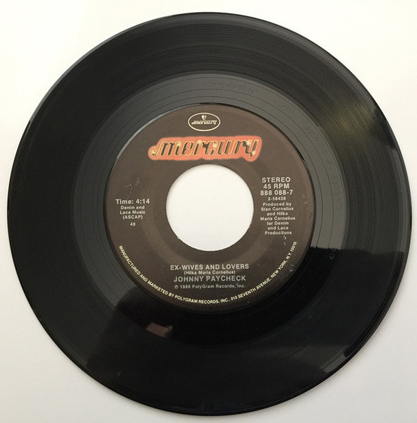 Johnny Paycheck - Ex-Wives And Lovers (7", Single)