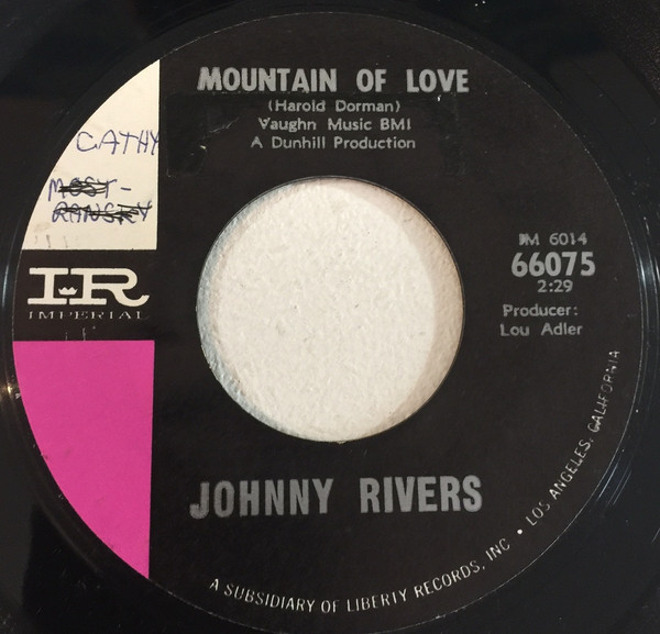 Johnny Rivers - Mountain Of Love (7", Single)