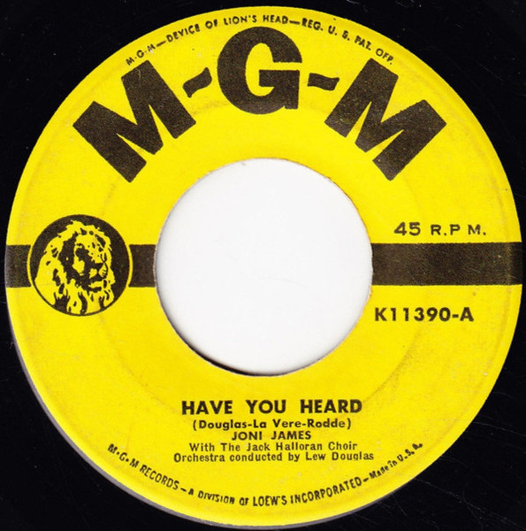 Joni James - Have You Heard / Wishing Ring (7")