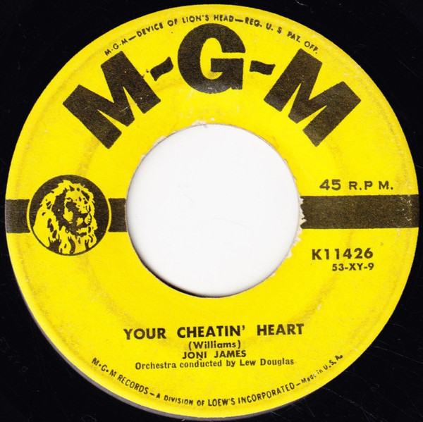 Joni James - Your Cheatin' Heart (7", Single)
