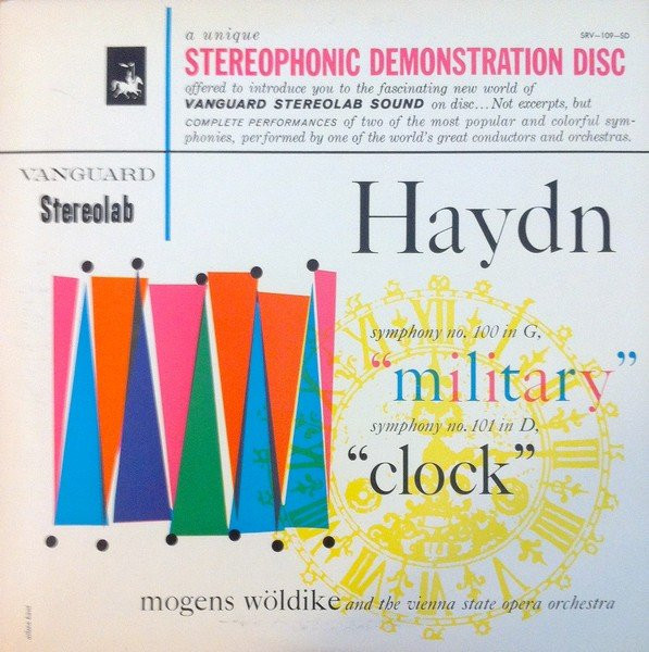 Haydn* - Mogens Wöldike, The Vienna State Opera Orchestra* - Symphony No. 100 "Military" • Symphony No. 101 "Clock" (LP)