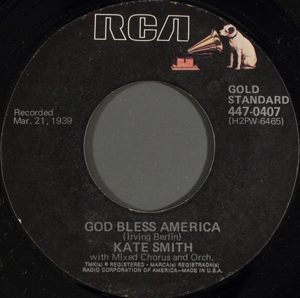 Kate Smith (2) - God Bless America / Star Spangled Banner (7", Single, RE)