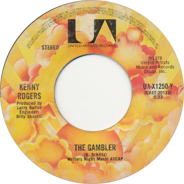 Kenny Rogers - The Gambler (7", Single)