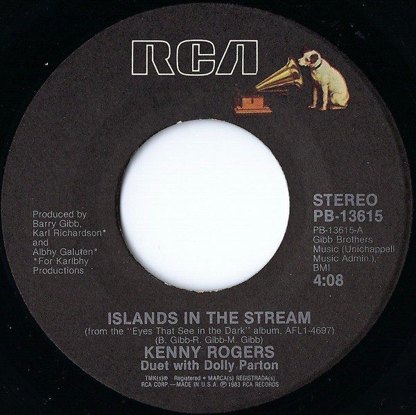 Kenny Rogers And Dolly Parton - Islands In The Stream (7", Single)