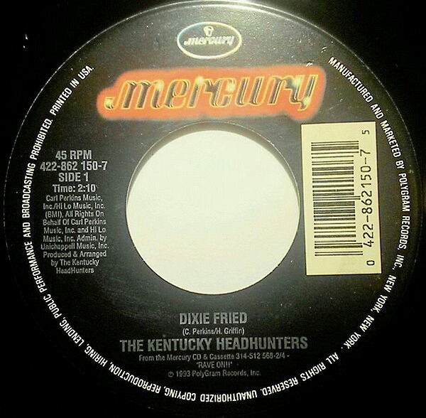 The Kentucky Headhunters - Dixie Fried (7", Single)