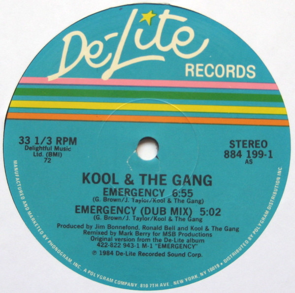 Kool & The Gang - Emergency (12")