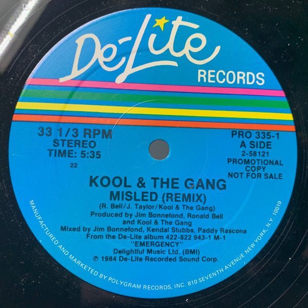Kool & The Gang - Misled (Re-mix) (12", Promo)