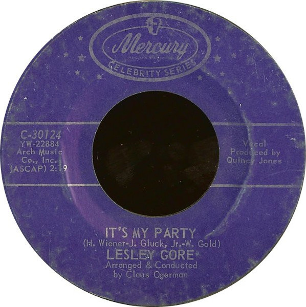 Lesley Gore - It's My Party / She's A Fool (7", Single, RE)