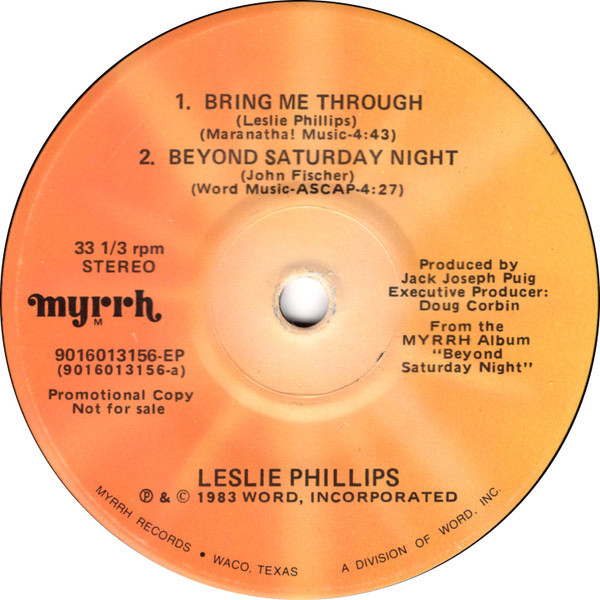 Leslie Phillips / Benny Hester - Bring Me Through / Nobody's Listening (7", EP, Promo)