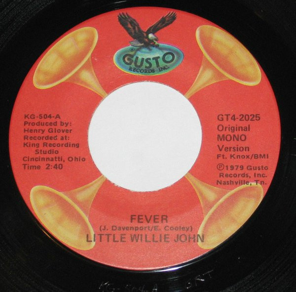 Little Willie John - Fever / Sleep (7", Single, Mono)