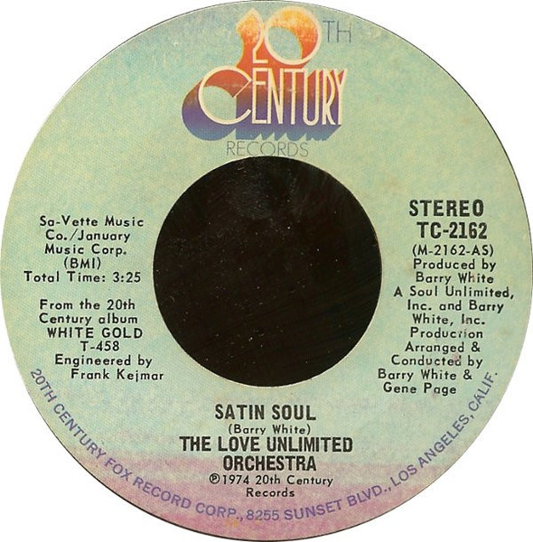 The Love Unlimited Orchestra* - Satin Soul (7", Single)
