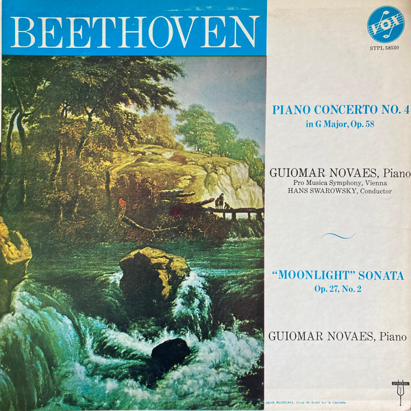 Beethoven* / Guiomar Novaes, Hans Swarowsky, Pro Musica Symphony, Vienna* - Concerto No. 4 For Piano And Orchestra In G Major, Opus 58 / "Moonlight" Sonata Op. 27, No2 (LP)