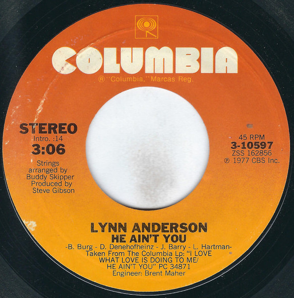 Lynn Anderson - He Ain't You / It's Your Love That Keeps Me Going (7", Styrene, San)