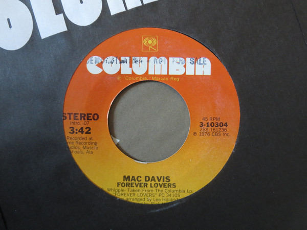 Mac Davis - Forever Lovers (7", Single, Ter)