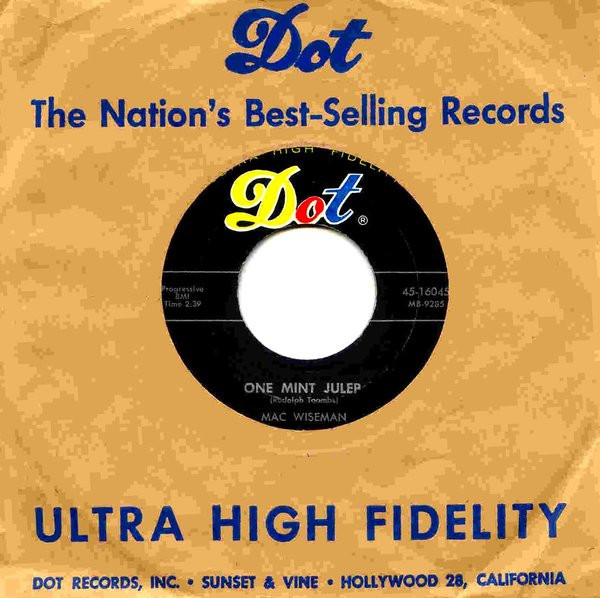 Mac Wiseman - One Mint Julep (7", Single)