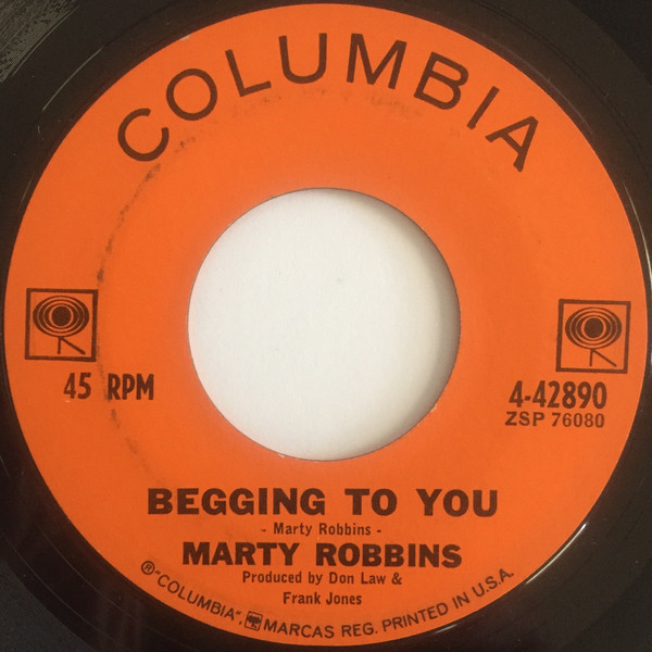 Marty Robbins - Begging To You / Over High Mountain (7", Single, Ter)