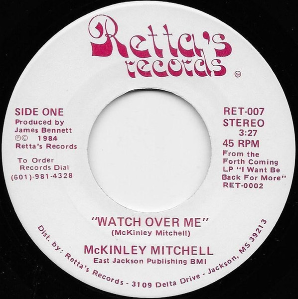 McKinley Mitchell - Watch Over Me / Mariah (7", Single)