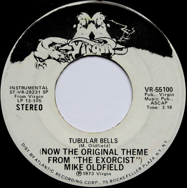 Mike Oldfield - Tubular Bells (Now The Original Theme From "The Exorcist") (7", Single, SP )