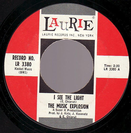 The Music Explosion - I See The Light / Little Bit O'Soul (7", Single, Styrene, Ter)