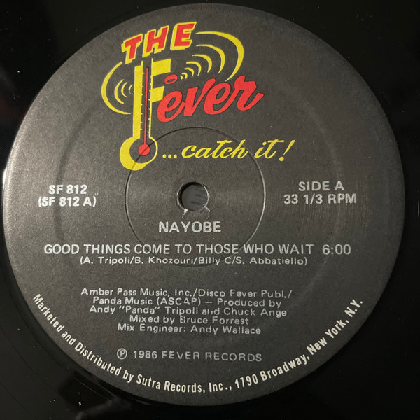 Nayobe - Good Things Come To Those Who Wait (12")