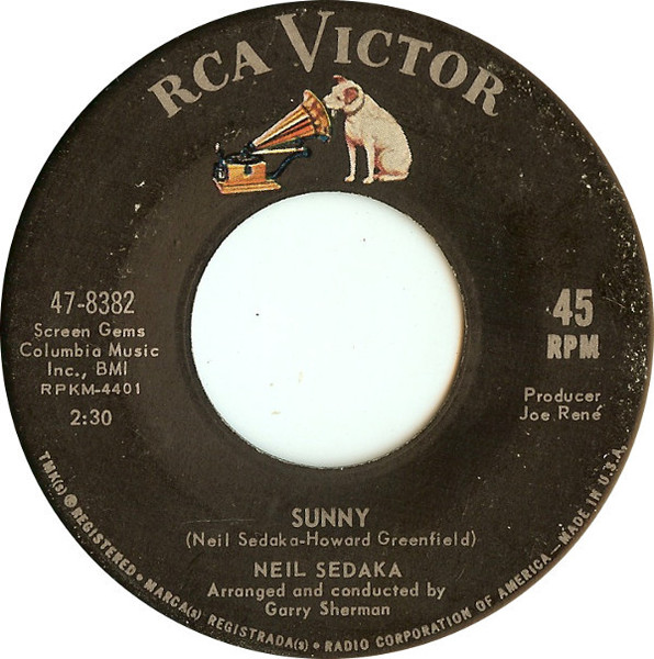 Neil Sedaka - Sunny / She'll Never Be You (7", Single)