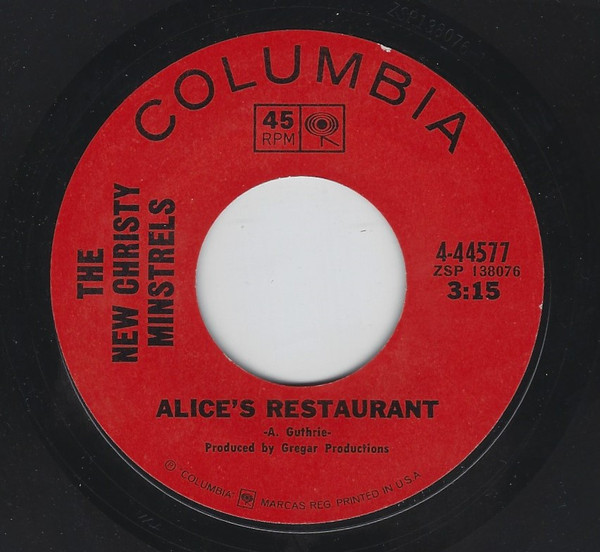 The New Christy Minstrels - Alice's Restaurant / Summertime Love (7", Single)