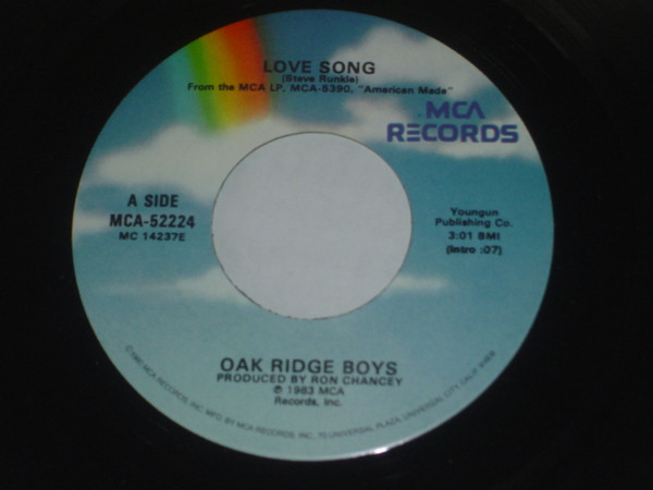 The Oak Ridge Boys - Love Song / Heart On The Line (Operator, Operator) (7", Single)
