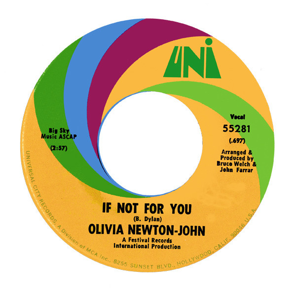 Olivia Newton-John - If Not For You (7", Single)