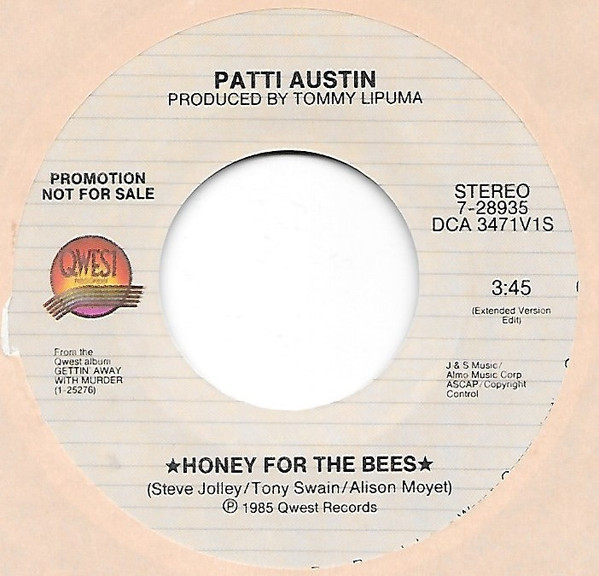Patti Austin - Honey For The Bees (7", Single, Promo)