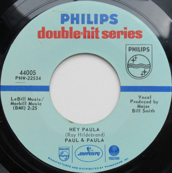 Paul & Paula - Hey Paula / Something Old, Something New (7", RE)