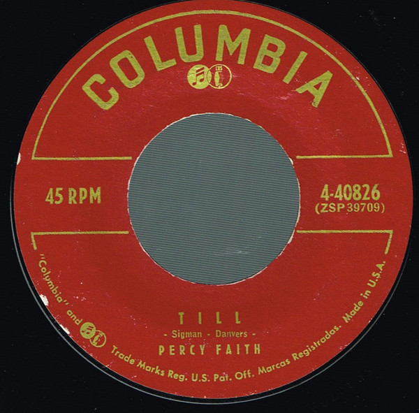 Percy Faith - Till (7", Single)