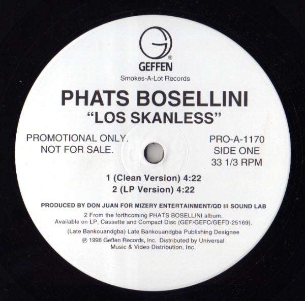 Phats Bosellini* - Los Skanless (12", Promo)