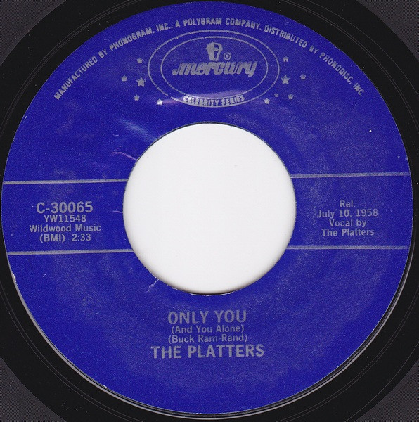The Platters - Only You / The Great Pretender (7", RE)