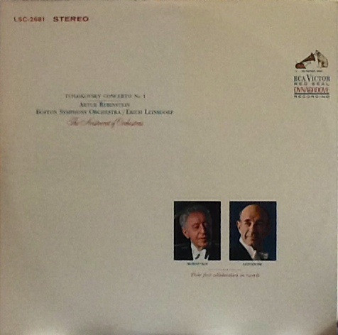 Tchaïkovsky* - Artur Rubinstein*, Boston Symphony Orchestra / Erich Leinsdorf - Concerto No. 1 (LP, RP)