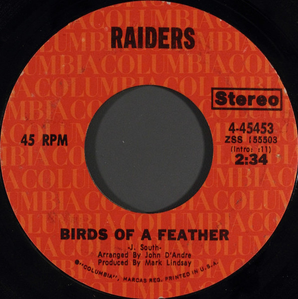 Raiders (2) - Birds Of A Feather / The Turkey (7")