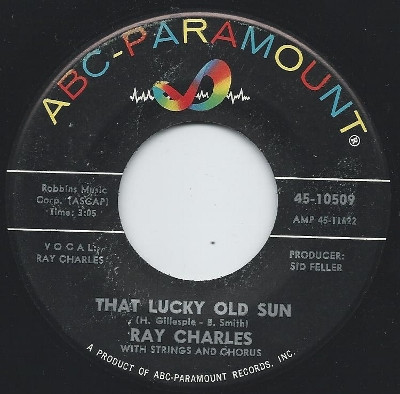 Ray Charles - That Lucky Old Sun (7", Single)